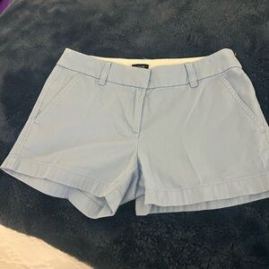 J. Crew Light Blue Women's Chino Shorts